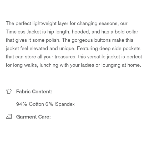 NEON BUDDHA | Timeless 2-button hooded roll sleeve casual jacket - Picture 10 of 10